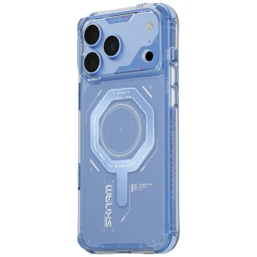 iPhone 18 Pro Max / 17 Pro Max modrý SKINARMA Magma MagSafe pevný kryt - 3