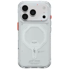 Priehľadný SKINARMA SAIDO Mag Charge MagSafe tvrdý kryt pre iPhone 18 Pro / 17 Pro