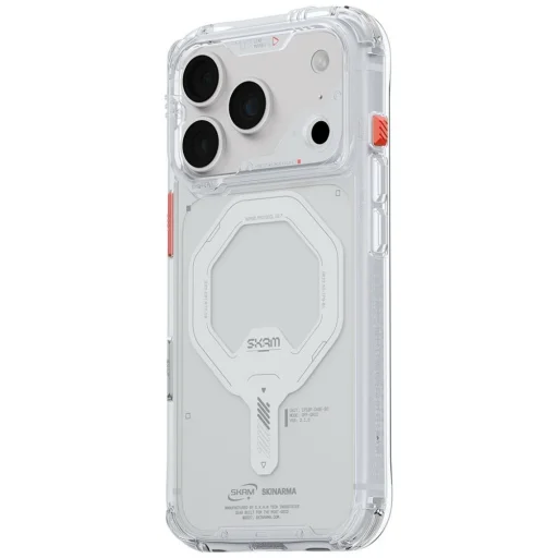 Priehľadný SKINARMA SAIDO Mag Charge MagSafe tvrdý kryt pre iPhone 18 Pro / 17 Pro - 2