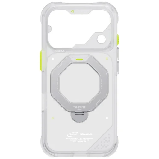 iPhone 18 Pro / iPhone 17 Pro SKINARMA Saturn MagSafe puzdro s otočným stojanom, mrazivé - 6