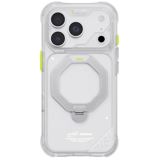 iPhone 18 Pro / iPhone 17 Pro SKINARMA Saturn MagSafe puzdro s otočným stojanom, mrazivé - 1