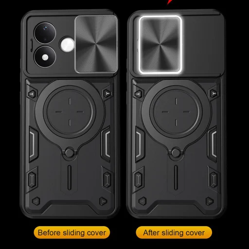 Čierne puzdro Techsuit CamGuard Pro pre Xiaomi Redmi Note 17 Pro Max - 5
