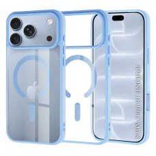 iPhone 18 Pro Max a iPhone 17 Pro Max Techsuit MagSafe Pro priehľadný, svetlomodrý kryt