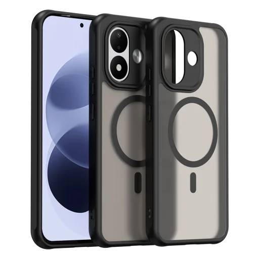 Xiaomi Redmi Note 17 4G / Redmi Note 17 5G Techsuit HaloFrost II MagSafe puzdro – čierne - 2