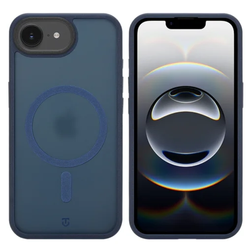 Apple iPhone 16e/17e tmavomodré puzdro Tactical MagForce Hypersand kompatibilné s MagSafe - 2