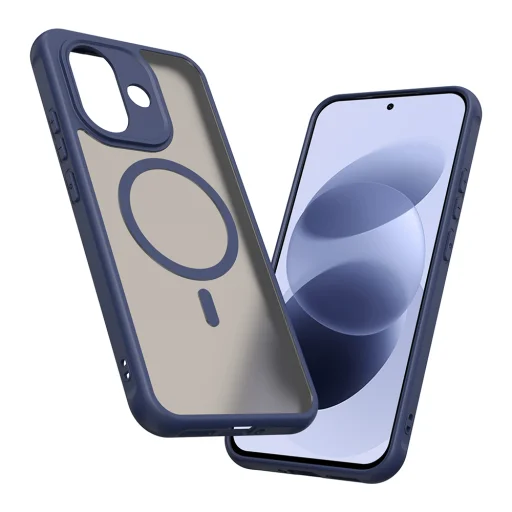 Xiaomi Redmi Note 17 4G / Redmi Note 17 5G námornícka modrá Techsuit HaloFrost II MagSafe puzdro - 3