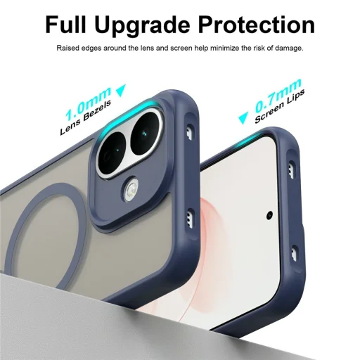 Xiaomi Redmi Note 17 Pro 5G Techsuit HaloFrost II MagSafe puzdro, námornícka modrá - 5