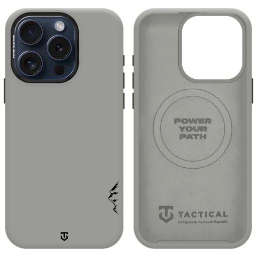 Silikónové puzdro Tactical MagForce Velvet Smoothie 2.0 pre Apple iPhone 15 Pro v hmlovom odtieni - 5