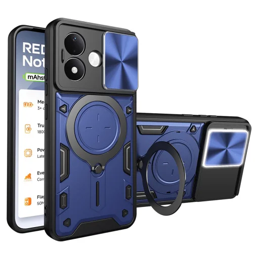 Puzdro Techsuit CamGuard Pro na Xiaomi Redmi Note 17 Pro 5G, modré - 2