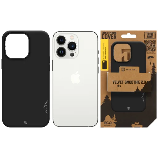  Apple iPhone 14 Pro aszfaltszürke Tactical MagForce Velvet Smoothie 2.0 szilikontok - 6
