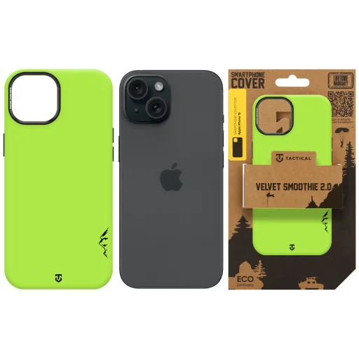 Apple iPhone 15 avokádovozelené puzdro Tactical MagForce Velvet Smoothie 2.0 - 6