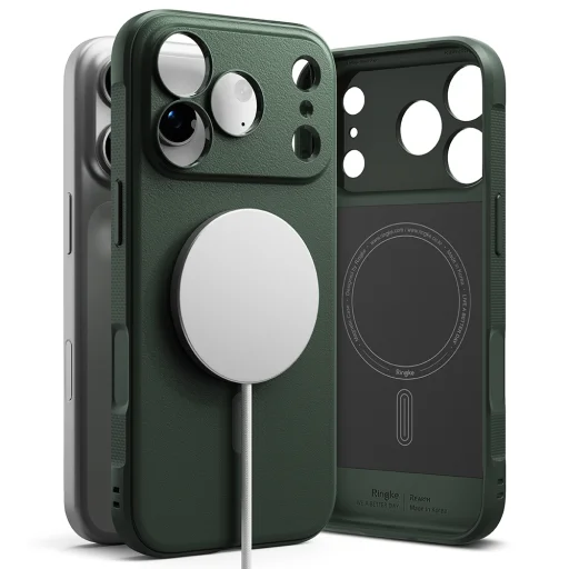 iPhone 18 Pro / iPhone 17 Pro tmavozelené puzdro Ringke Onyx MagSafe - 4