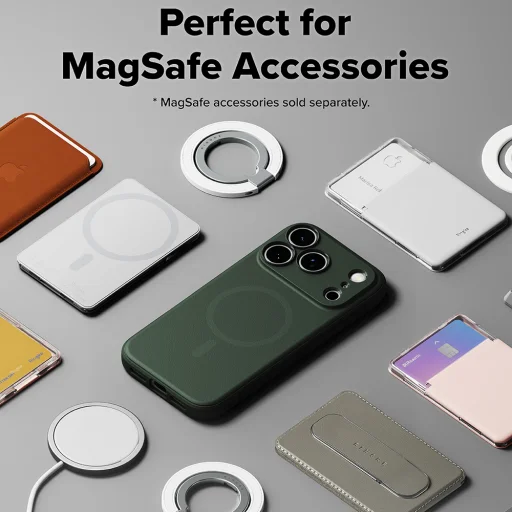 iPhone 18 Pro / iPhone 17 Pro tmavozelené puzdro Ringke Onyx MagSafe - 5