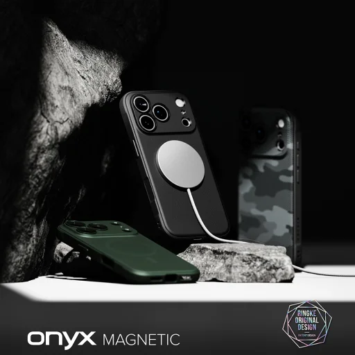 iPhone 18 Pro / iPhone 17 Pro tmavozelené puzdro Ringke Onyx MagSafe - 6