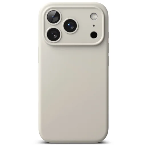 Silikónové puzdro Ringke MagSafe pre iPhone 18 Pro v kamennej farbe - 3