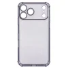 iPhone 18 Pro / iPhone 17 Pro Techsuit dymovo čierne, transparentné, nárazy tlmiace silikónové puzdro thumbnail