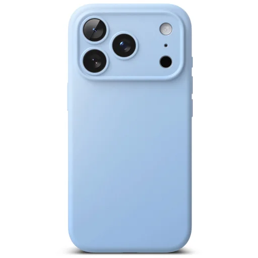 Svetlomodré puzdro Ringke Silicone MagSafe na iPhone 18 Pro - 3