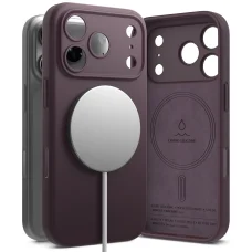 iPhone 18 Pro Ringke MagSafe silikónové puzdro, tmavočerešňové