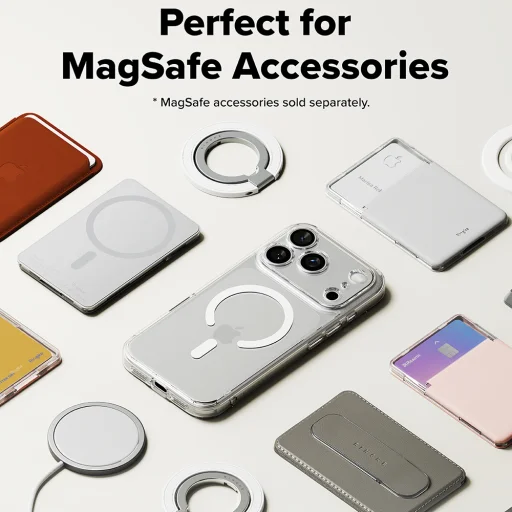 Priehľadný kryt Ringke Fusion MagSafe pre iPhone 18 Pro a iPhone 17 Pro - 6