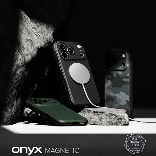 iPhone 18 Pro / iPhone 17 Pro čierne puzdro Ringke Onyx MagSafe - 6