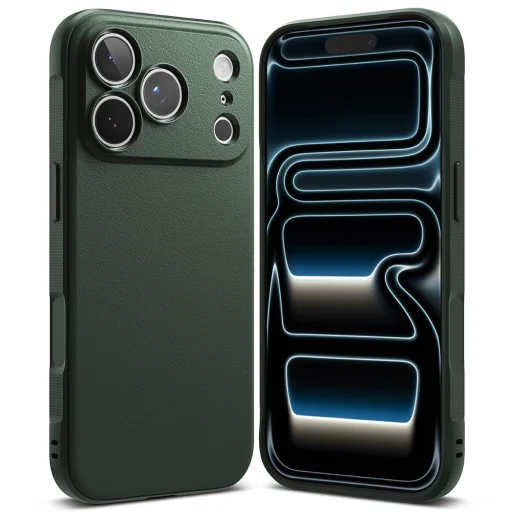 iPhone 18 Pro / iPhone 17 Pro tmavozelené puzdro Ringke Onyx - 1