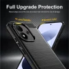 Xiaomi Redmi Note 17 4G / Redmi Note 17 5G čierne Techsuit Carbon Silicone nárazuvzdorné puzdro thumbnail
