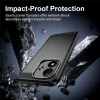 Xiaomi Redmi Note 17 4G / Redmi Note 17 5G čierne Techsuit Carbon Silicone nárazuvzdorné puzdro thumbnail