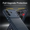 Nothing Phone (4b) modré nárazuvzdorné puzdro Techsuit Carbon Silicone thumbnail