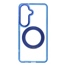 Samsung S26 Frame Circle Stand puzdro, kompatibilné s MagSafe, námornícka modrá