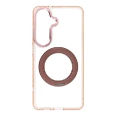 Samsung S26 zlaté puzdro Frame Circle Stand kompatibilné s MagSafe
