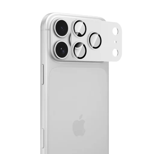 Ochrana kamery Tech-Protect Camfull Fit+ na iPhone 18 Pro strieborná - 2