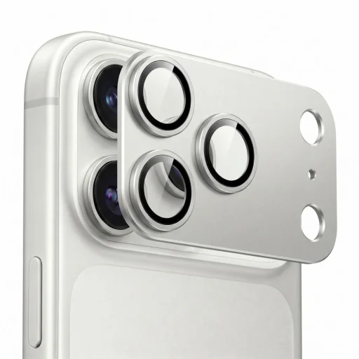 Ochrana kamery Tech-Protect Camfull Fit+ na iPhone 18 Pro strieborná - 3