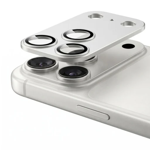 Ochrana kamery Tech-Protect Camfull Fit+ na iPhone 18 Pro strieborná - 4