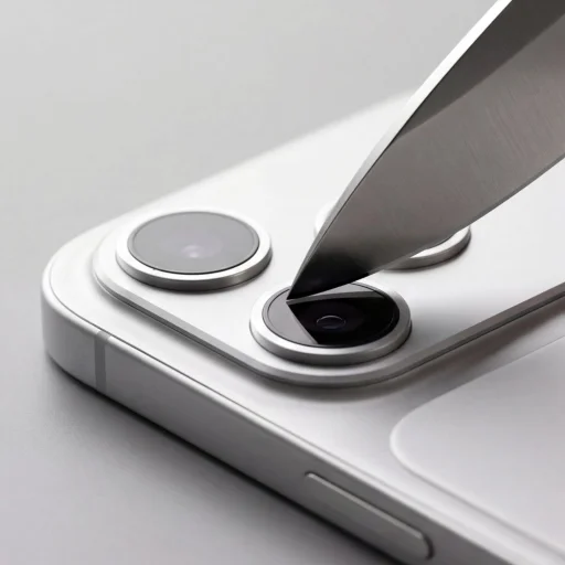 Ochrana kamery Tech-Protect Camfull Fit+ na iPhone 18 Pro strieborná - 6