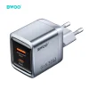 BWOO BO-CDA237 30 W GaN sieťová nabíjačka s konektorom USB-C a USB-A, sivá thumbnail