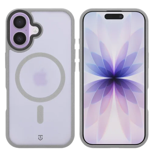 Apple iPhone 17 svetlosivé puzdro Tactical MagForce Hypersand kompatibilné s MagSafe - 2