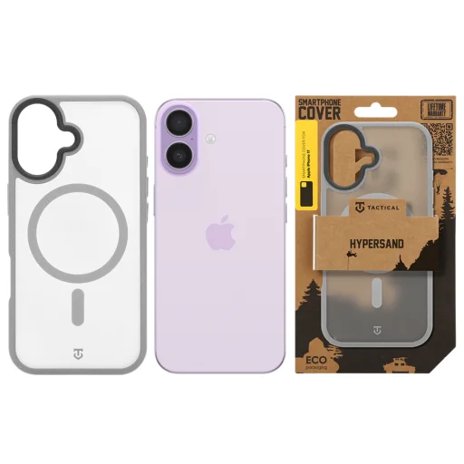 Apple iPhone 17 svetlosivé puzdro Tactical MagForce Hypersand kompatibilné s MagSafe - 6