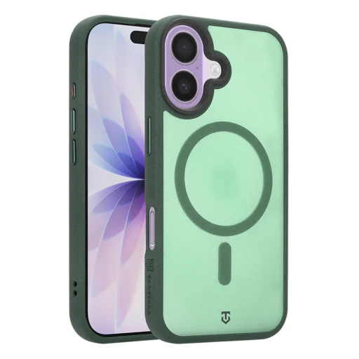 Apple iPhone 17 lesná zelená Tactical MagForce Hypersand kryt kompatibilný s MagSafe - 4