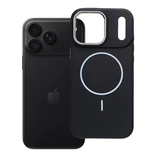 iPhone 18 Pro Max a iPhone 17 Pro Max čierne puzdro Frame Mag Cover kompatibilné s MagSafe - 5