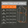 HAW THA-APR-0002-G vyhrievaná vesta, veľkosť XL, 4 vyhrievacie zóny, 3 stupne, vodoodpudivá vrstva, s externou batériou thumbnail