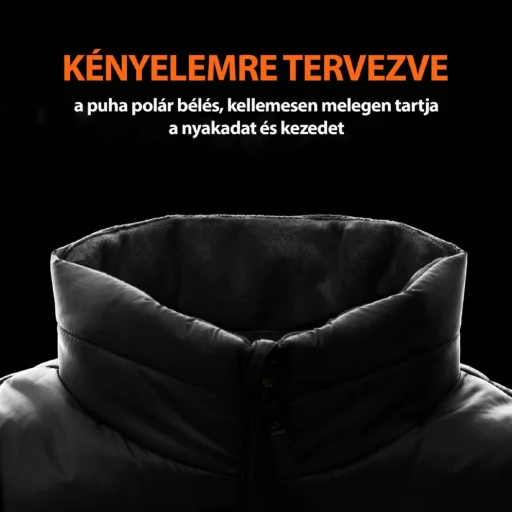 HAW THA-APR-0002-G vyhrievaná vesta, veľkosť XL, 4 vyhrievacie zóny, 3 stupne, vodoodpudivá vrstva, s externou batériou - 7