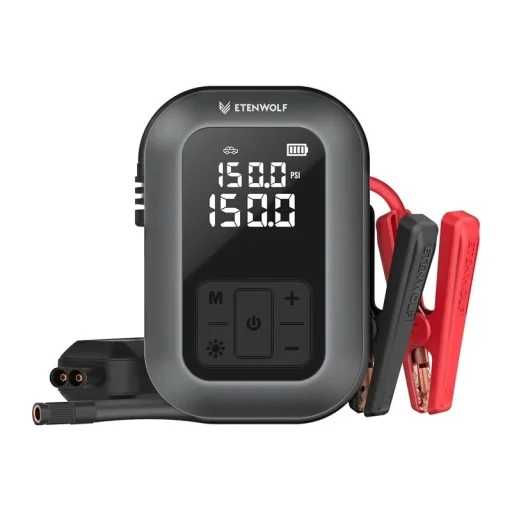 ETENWOLF X5 Pro autós légkompresszor, 11,03 bar, 6000 mAh - 1