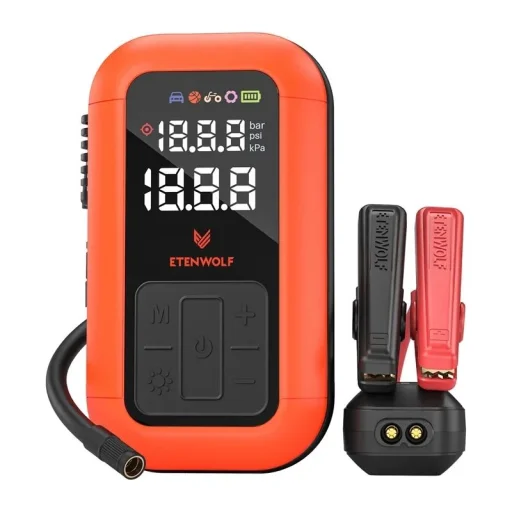 ETENWOLF X6 Pro vezeték nélküli autós légkompresszor, 11,03 bar, 8000 mAh - 1
