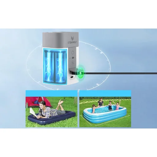 Etenwolf AIR 5 PRO elektromos pumpa, 10 400 mAh, narancssárga - 5