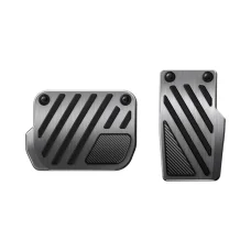 Spigen Performance Line Design TO200P ezüst, domború, csúszásmentes pedálborítások Tesla 3, Y (Juniper) és Y L modellekhez