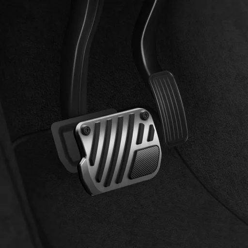 Spigen Performance Line Design TO200P ezüst, domború, csúszásmentes pedálborítások Tesla 3, Y (Juniper) és Y L modellekhez - 6