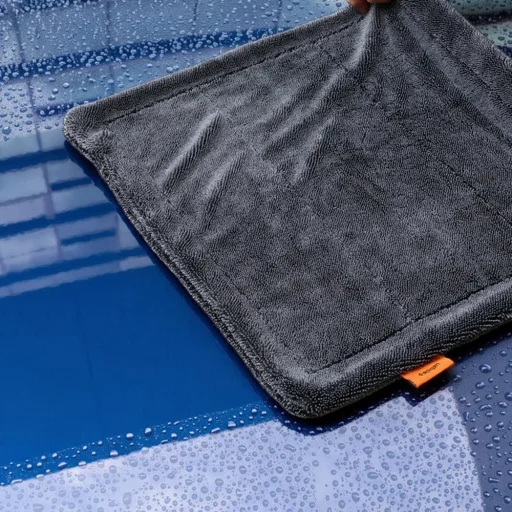 Spigen CC100 mikrovláknová utierka na sušenie auta, čierna (S1+L1) (ACP11389) - 5