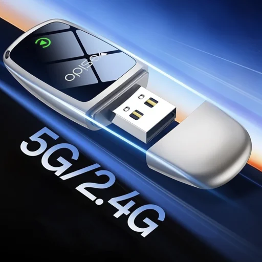 Yesido KM29 vezeték nélküli CarPlay adapter, USB-C, szürke - 4