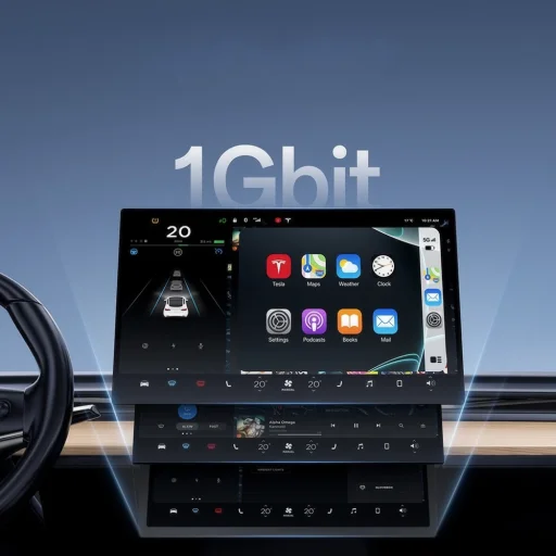 Yesido KM29 vezeték nélküli CarPlay adapter, USB-C, szürke - 5