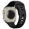 Apple Watch 8/9/10/11/12/SE/Ultra 44/45/46/49 mm čierny remienok Tech-Protect Silicone Line thumbnail